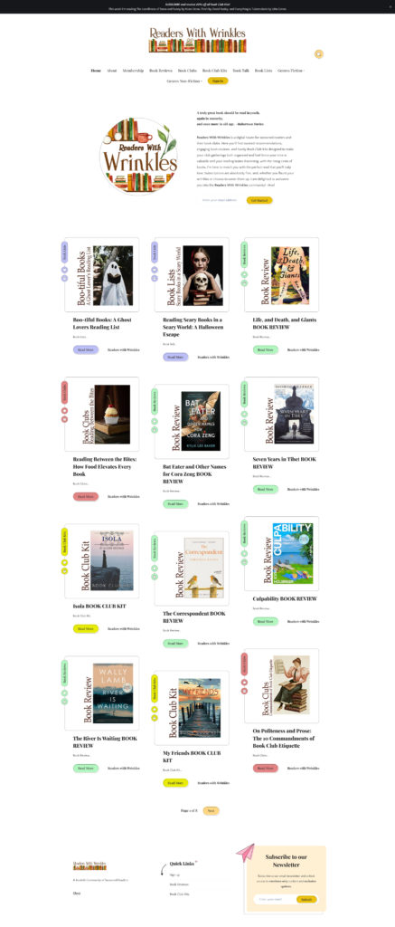 Edger for Ghost Showcase readerswithwrinkles.com